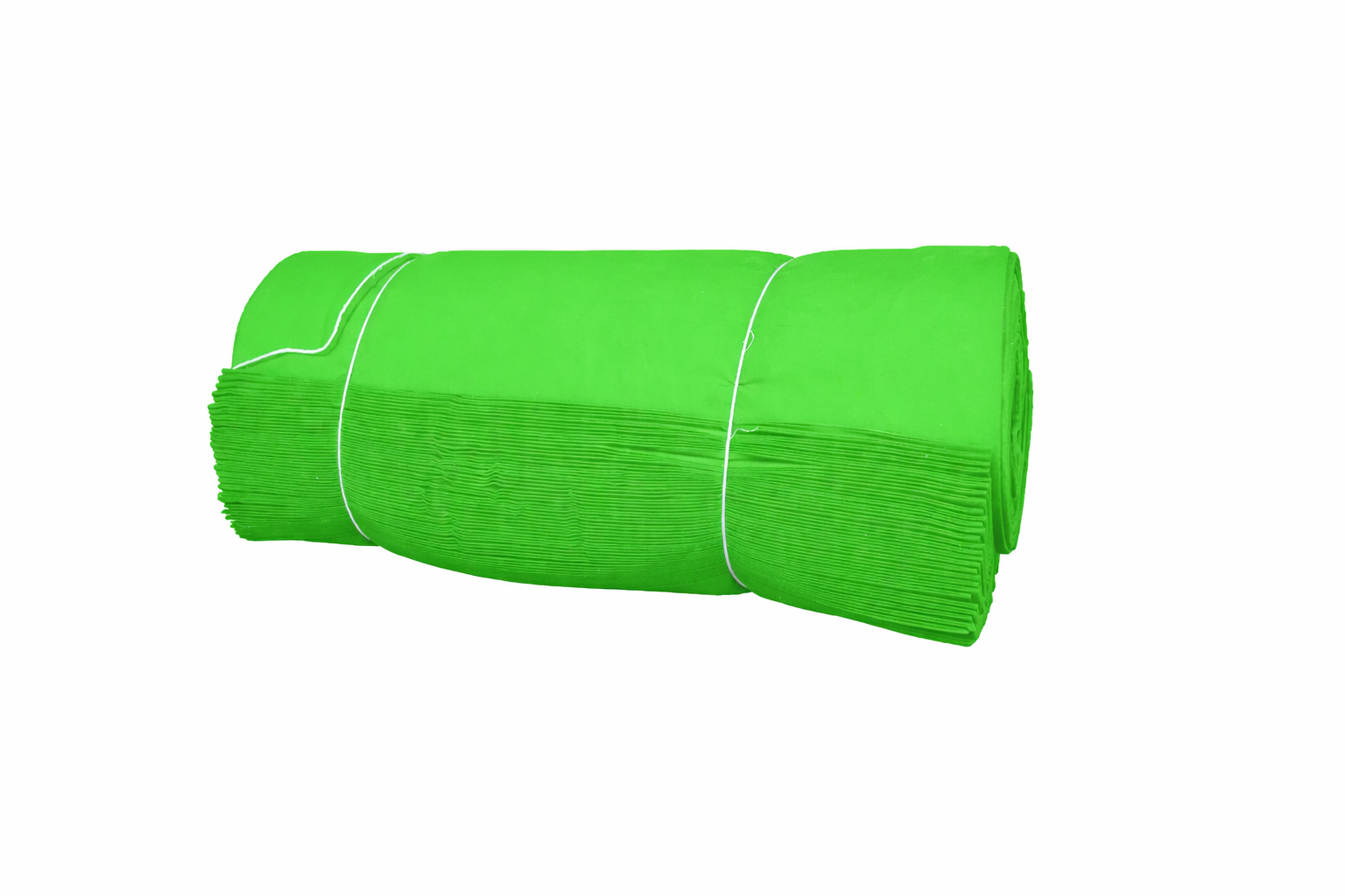 brandwerend Flanel 300 cm chromakey groen (4770) baal 60m voor events, theater en beurzen