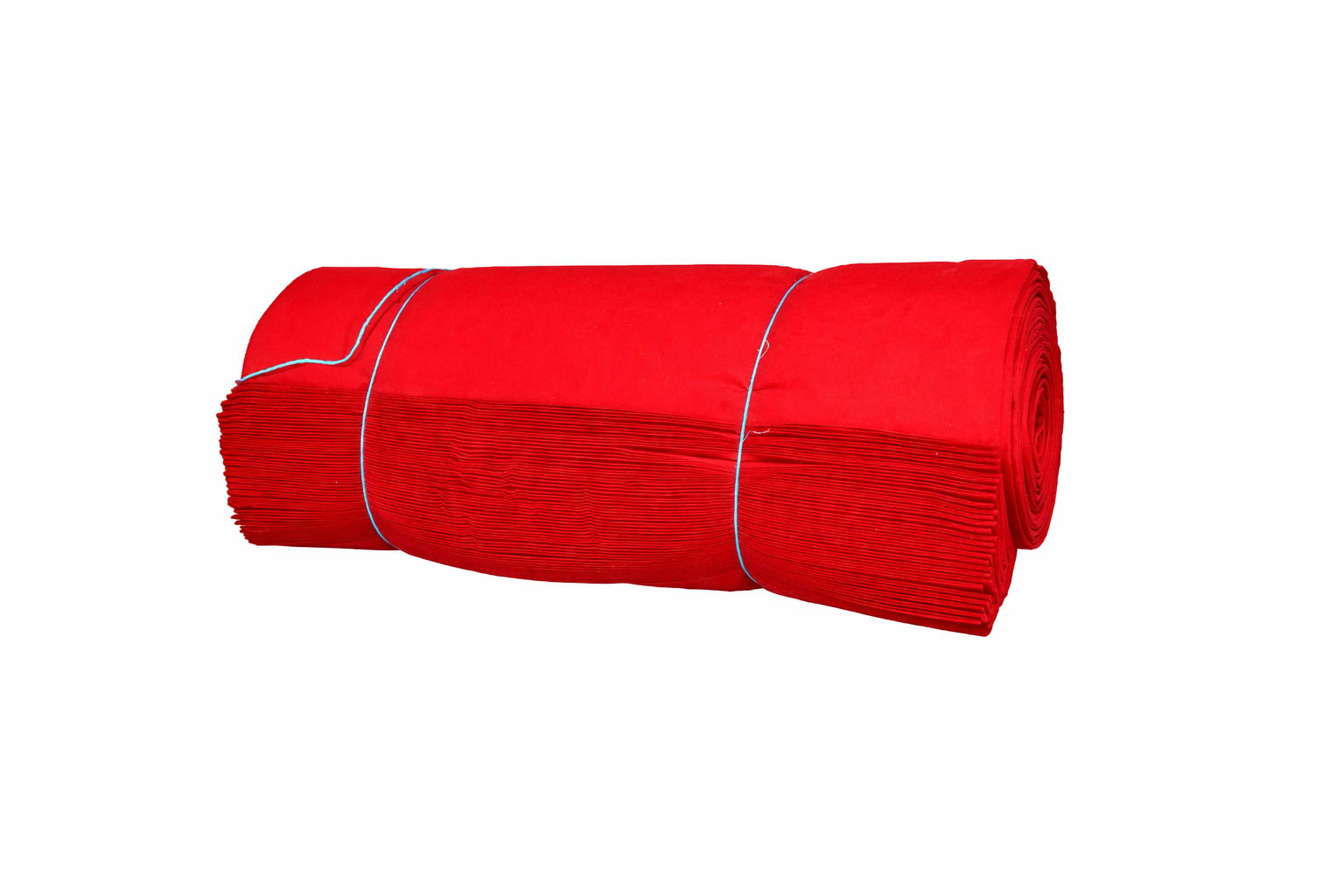 brandwerend Flanel 300 cm signaalrood (3300) baal 60m voor events, theater en beurzen