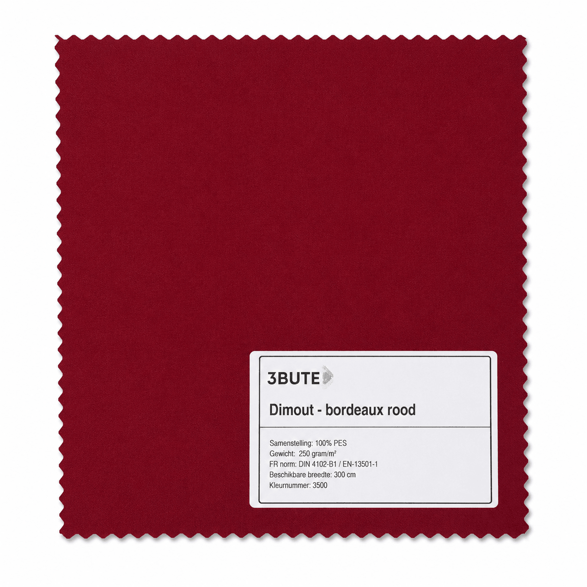 Sample · Dimout - Bordeauxrood - sample - 3BUTE