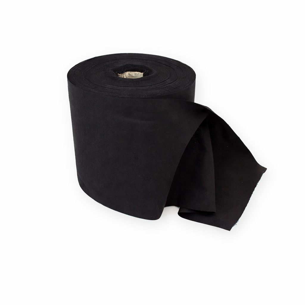 Premium flanel · 20 cm · zwart (9300) · rol 30m