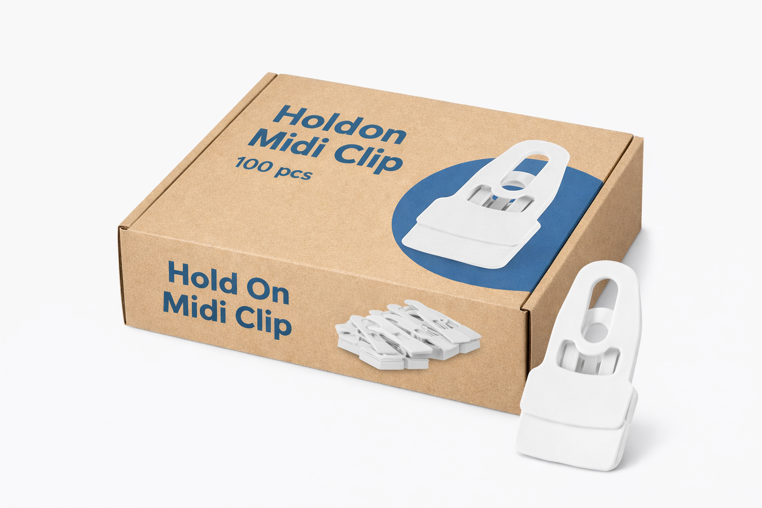 100x Holdon® Clip MIDI · wit