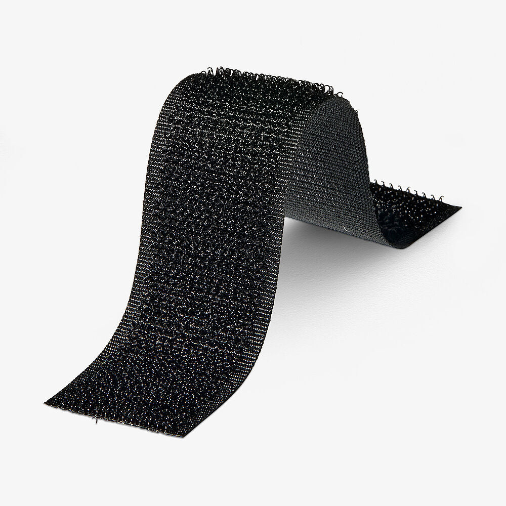 Klettband · Hakenband schwarz · selbstklebendes Klettband K64 · PA/PES · 20 mm · Rolle 25 m