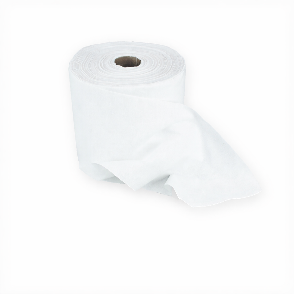 Flanelle prédécoupée · 20 cm · blanche (0301) · rouleau de 60 m